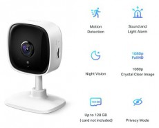 TP-LINK Tapo C110 Otthoni biztonsági 3MP Wi-Fi kamera Háztartás / Otthon / Kültér - Biztonságtechnika - Biztonsági kamera - 437490
