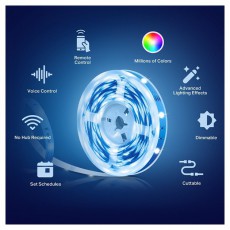 TP-LINK Tapo L900-5 Smart Wi-Fi-s 5 méteres LED szalag Háztartás / Otthon / Kültér - Világítás / elektromosság - Led szalag / fényfüzér - 437822