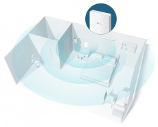 TP-LINK EAP235-Wall AC1200 MU-MIMO Dual-Band Gigabit fali Vezeték nélküli Access Point Iroda és számítástechnika - Hálózat - Lefedettségnövelő / jeltovábbító - 441082