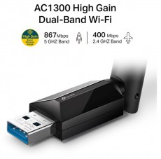 TP-LINK Archer T3U Plus AC1300 Dual Band Vezeték nélküli USB adapter Iroda és számítástechnika - Egyéb számítástechnikai termék - 457539