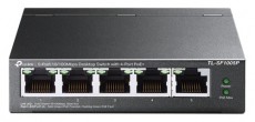 TP-LINK TL-SF1005P 5x10/100Mbps LAN port 4xPoE nem menedzelhető asztali switch Iroda és számítástechnika - Hálózat - Switch - 457543