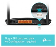 TP-LINK Archer MR500 AC1200 Dual-Band Vezeték nélküli 4G LTE Gigabit Router Iroda és számítástechnika - Hálózat - Router - 478077