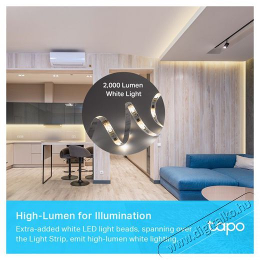 TP-LINK Tapo L930-10 Multicolor Smart Wi-Fi-s 10 méteres LED szalag Háztartás / Otthon / Kültér - Világítás / elektromosság - Led szalag / fényfüzér - 477585