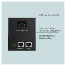 TP-LINK TL-POE170S 802.3af/at Gigabit PoE++ Injektor Iroda és számítástechnika - Hálózat - Hálózati kiegészítő - 477573