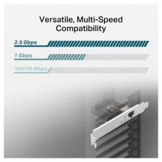 TP-LINK TX201 2.5 Gigabit PCIe Hálózati Kártya Iroda és számítástechnika - Hálózat - Hálózati kiegészítő - 478078