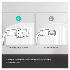 TP-LINK KE100 KIT Kasa okos Wi-Fi Termosztát Radiátorszelep Háztartás / Otthon / Kültér - Okos otthon - Termosztát - 481106