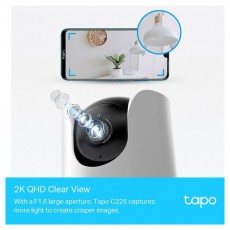 TP-LINK TAPO C225 BIZTONSÁGI KAMERA Háztartás / Otthon / Kültér - Biztonságtechnika - Biztonsági kamera - 474317