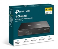 TP-LINK VIGI NVR1004H-4P VIDEO RÖGZÍTŐ Iroda és számítástechnika - Egyéb számítástechnikai termék - 480833