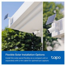 TP-LINK Tapo C410 KIT 2K 3MP IP65 kültéri Napelemes biztonsági Wi-Fi kamera szett Háztartás / Otthon / Kültér - Biztonságtechnika - Biztonsági kamera - 506886