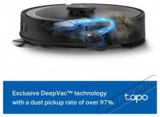 TP-LINK Tapo RV30 Max Plus Háztartás / Otthon / Kültér - Porszívó / takarítógép - Robotporszívó - 511242