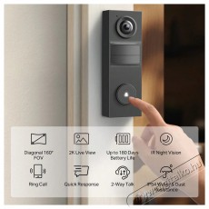 TP-LINK Tapo D205 Háztartás / Otthon / Kültér - Lakásfelszerelés - Csengő - 519817