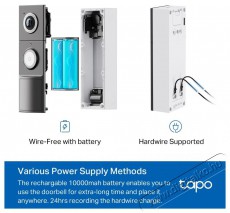 TP-LINK Tapo D235 Háztartás / Otthon / Kültér - Lakásfelszerelés - Csengő - 519820