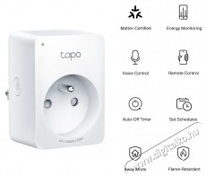TP-LINK Tapo P110M Háztartás / Otthon / Kültér - Okos otthon - Okos konnektor - 520211