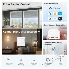 TP-LINK Tapo S112 Dual Smart Switch Module H&aacute;ztart&aacute;s / Otthon / K&uuml;lt&eacute;r - Okos otthon - Okos konnektor - 520212