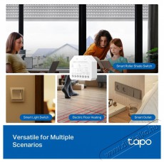 TP-LINK Tapo S112 Dual Smart Switch Module H&aacute;ztart&aacute;s / Otthon / K&uuml;lt&eacute;r - Okos otthon - Okos konnektor - 520212