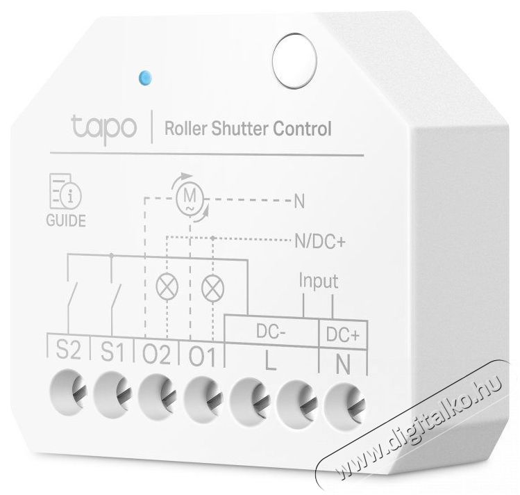 TP-LINK Tapo S112 Dual Smart Switch Module H&aacute;ztart&aacute;s / Otthon / K&uuml;lt&eacute;r - Okos otthon - Okos konnektor - 520212