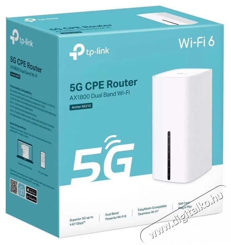 TP-LINK Archer NX210 LTE WiFi modem Iroda &eacute;s sz&aacute;m&iacute;t&aacute;stechnika - H&aacute;l&oacute;zat - Modem - 532762