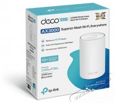 TP-LINK Deco X50-4G(1-pack), WiFi 6 Gigabit mesh system, LTE Iroda &eacute;s sz&aacute;m&iacute;t&aacute;stechnika - H&aacute;l&oacute;zat - Lefedetts&eacute;gn&ouml;velő / jeltov&aacute;bb&iacute;t&oacute; - 532761