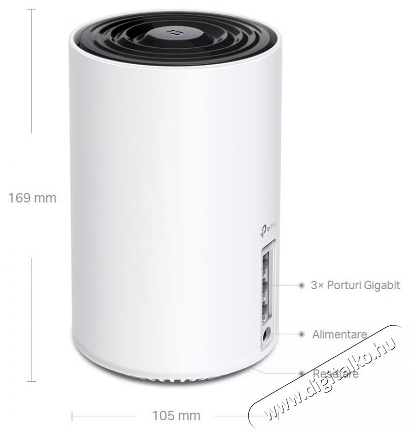 TP-LINK Deco XE75 (3-pack) WiFi rendszer Iroda &eacute;s sz&aacute;m&iacute;t&aacute;stechnika - H&aacute;l&oacute;zat - Router - 532738
