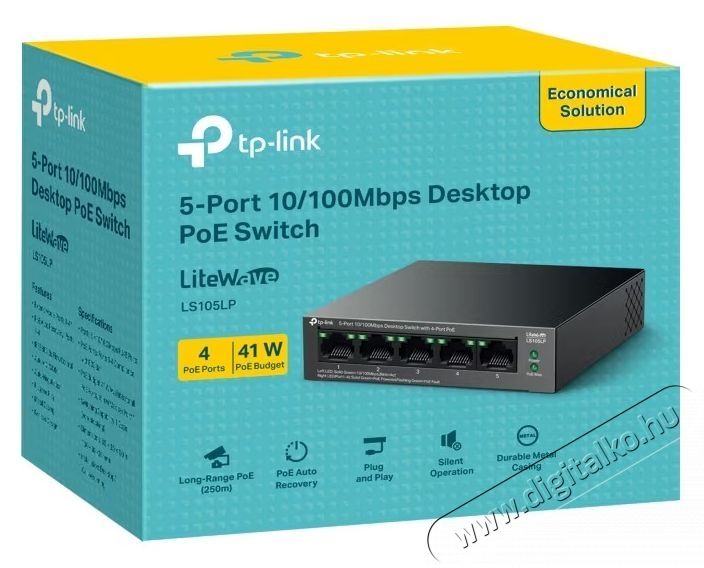 TP-LINK LS105LP Switch otthoni haszn&aacute;latra Iroda &eacute;s sz&aacute;m&iacute;t&aacute;stechnika - H&aacute;l&oacute;zat - Switch - 532741