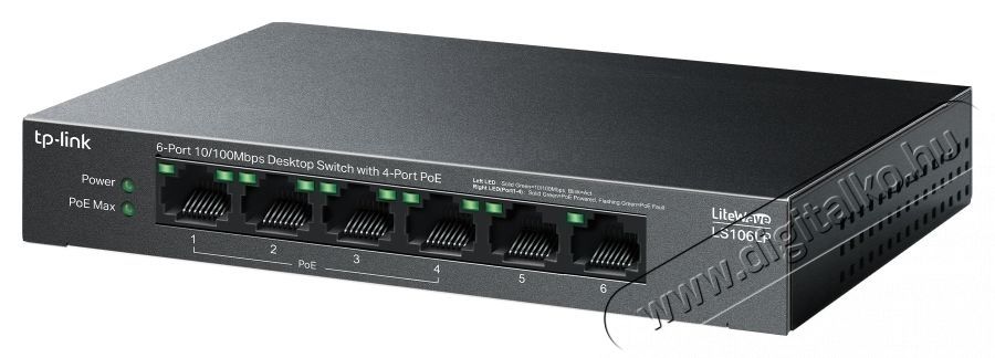 TP-LINK LS106LP Switch Iroda &eacute;s sz&aacute;m&iacute;t&aacute;stechnika - H&aacute;l&oacute;zat - Switch - 532775