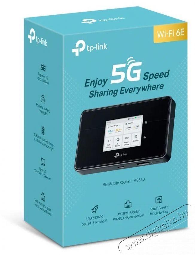 TP-LINK M8550 5G Mobile Wi-Fi Iroda &eacute;s sz&aacute;m&iacute;t&aacute;stechnika - Egy&eacute;b sz&aacute;m&iacute;t&aacute;stechnikai term&eacute;k - 532750