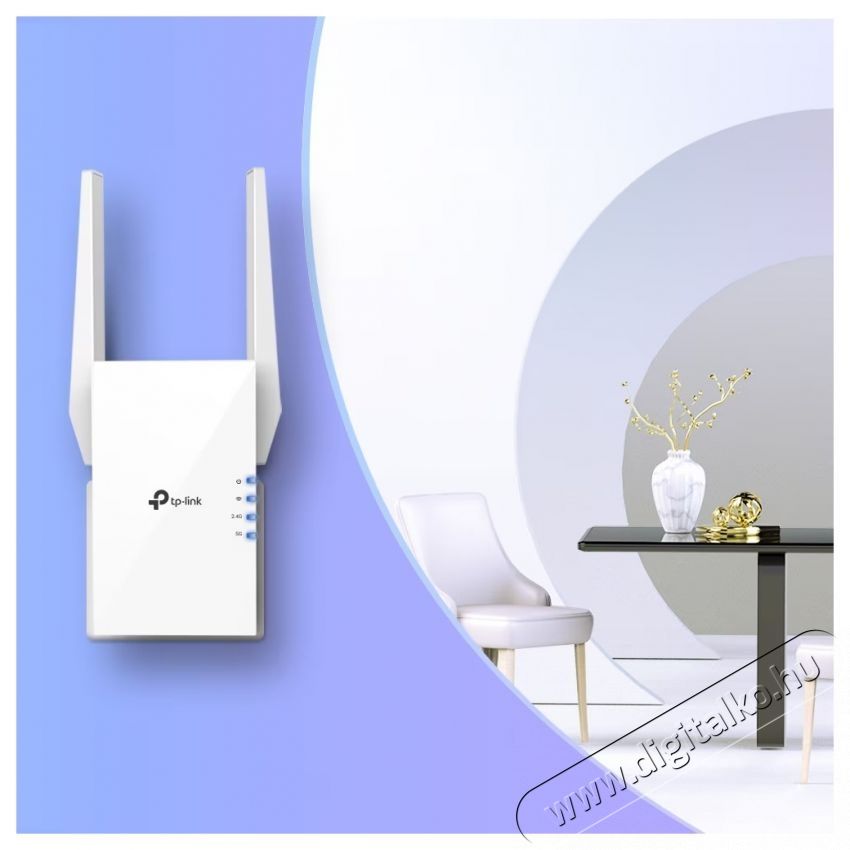 TP-LINK RE505X WiFi6 Extender Iroda &eacute;s sz&aacute;m&iacute;t&aacute;stechnika - H&aacute;l&oacute;zat - Router - 532743