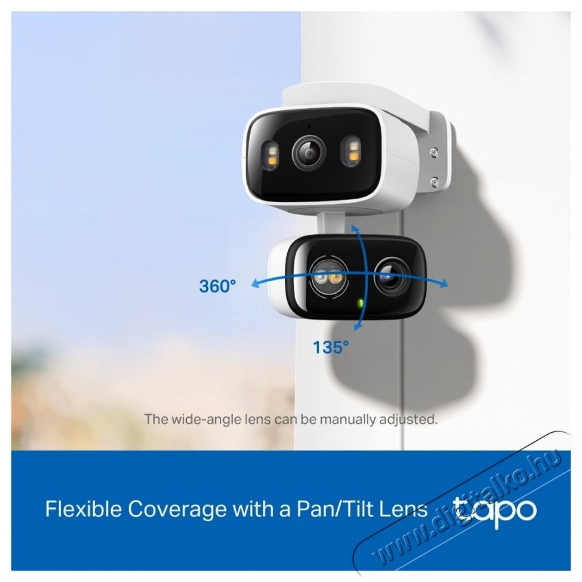 TP-LINK Tapo C246D IP kamera H&aacute;ztart&aacute;s / Otthon / K&uuml;lt&eacute;r - Biztons&aacute;gtechnika - Biztons&aacute;gi kamera - 532773