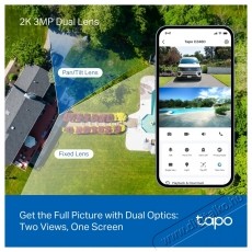 TP-LINK Tapo C246D IP kamera H&aacute;ztart&aacute;s / Otthon / K&uuml;lt&eacute;r - Biztons&aacute;gtechnika - Biztons&aacute;gi kamera - 532773