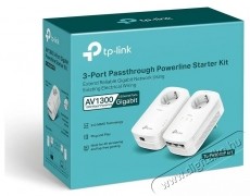 TP-LINK TL-PA8033P Powerline KIT Iroda &eacute;s sz&aacute;m&iacute;t&aacute;stechnika - H&aacute;l&oacute;zat - H&aacute;l&oacute;zati kieg&eacute;sz&iacute;tő - 532759