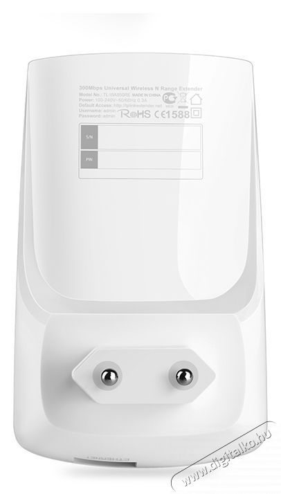 TP-LINK TL-WA850RE WiFi extender Iroda &eacute;s sz&aacute;m&iacute;t&aacute;stechnika - H&aacute;l&oacute;zat - Lefedetts&eacute;gn&ouml;velő / jeltov&aacute;bb&iacute;t&oacute; - 532770