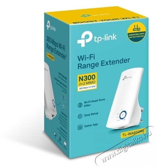 TP-LINK TL-WA850RE WiFi extender Iroda &eacute;s sz&aacute;m&iacute;t&aacute;stechnika - H&aacute;l&oacute;zat - Lefedetts&eacute;gn&ouml;velő / jeltov&aacute;bb&iacute;t&oacute; - 532770