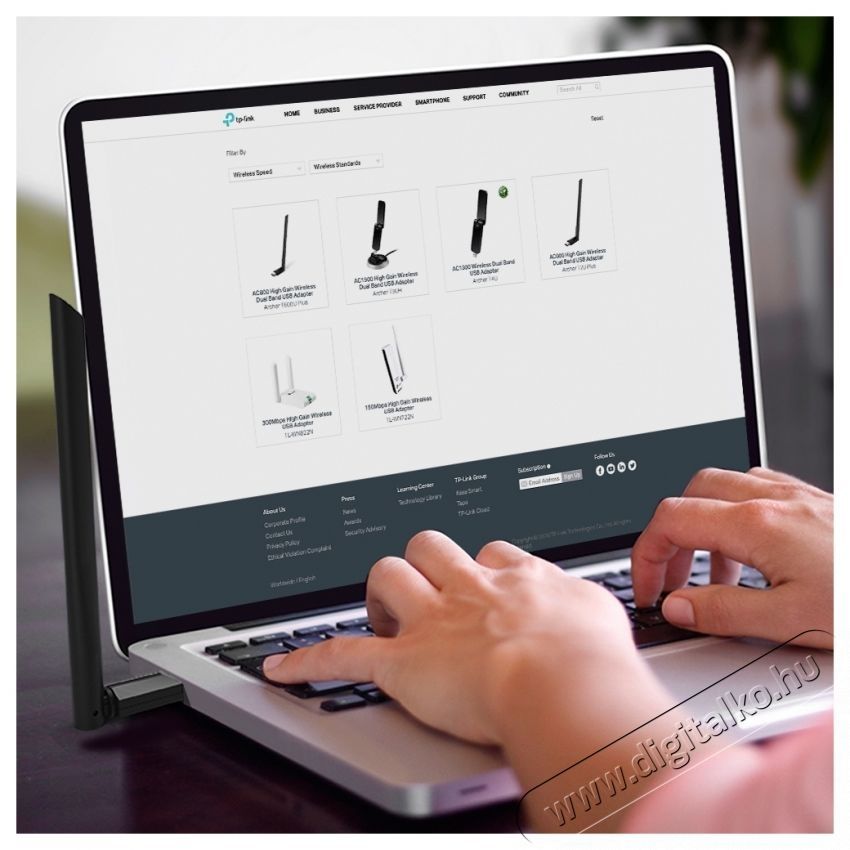 TP-LINK Archer T3U Plus WiFi USB adapter Iroda &eacute;s sz&aacute;m&iacute;t&aacute;stechnika - H&aacute;l&oacute;zat - Vezet&eacute;k n&eacute;lk&uuml;li adapter - 532768