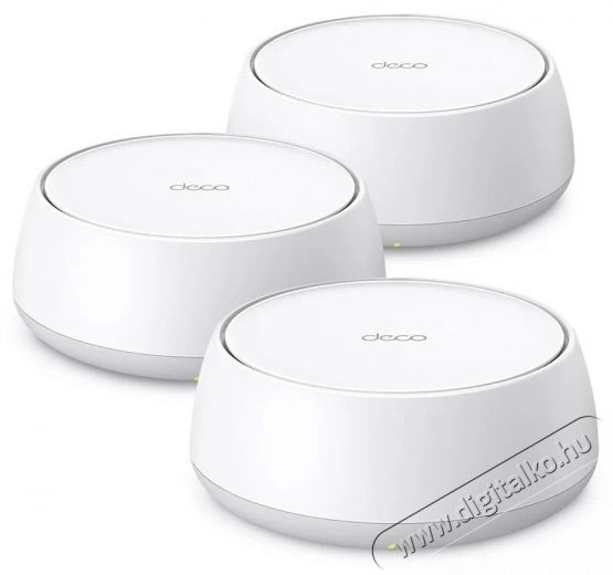 TP-LINK Deco BE25, WiFi 7 BE3600 Mesh system (3-pack) WiFi rendszer Iroda &eacute;s sz&aacute;m&iacute;t&aacute;stechnika - H&aacute;l&oacute;zat - Lefedetts&eacute;gn&ouml;velő / jeltov&aacute;bb&iacute;t&oacute; - 532791