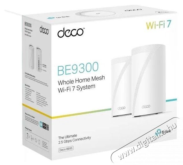 TP-LINK Deco BE65, BE9300, 2-pack WiFi rendszer Iroda &eacute;s sz&aacute;m&iacute;t&aacute;stechnika - H&aacute;l&oacute;zat - Router - 532787