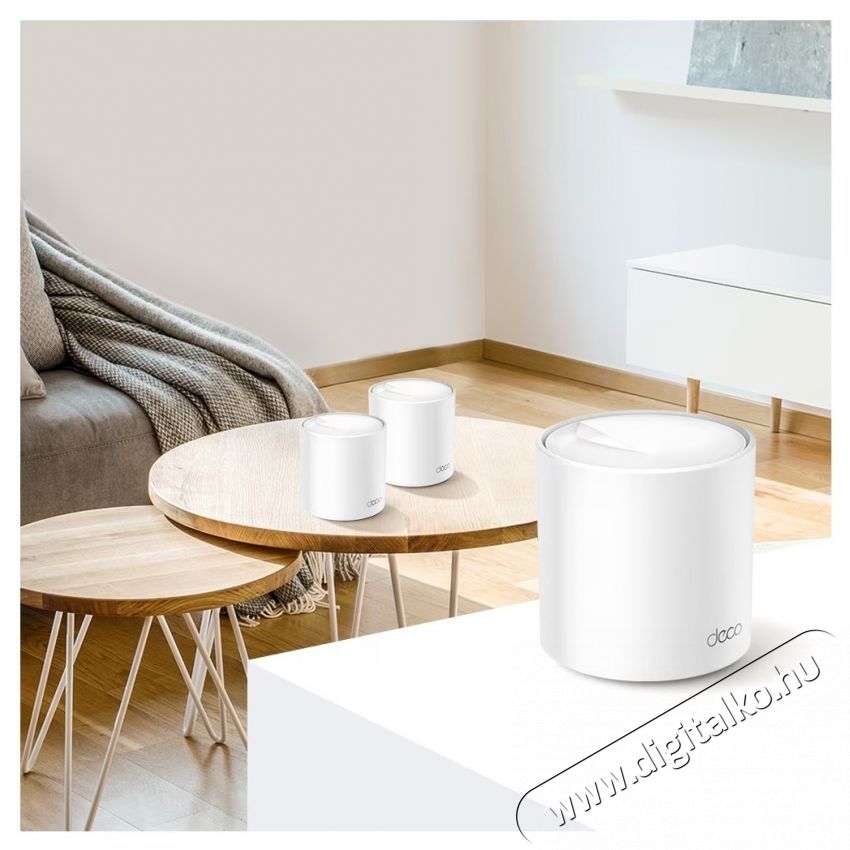 TP-LINK Deco X60 AX5400 (3-pack) WiFi rendszer Iroda &eacute;s sz&aacute;m&iacute;t&aacute;stechnika - H&aacute;l&oacute;zat - Router - 532745