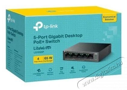 TP-LINK LS105GP Switch Iroda &eacute;s sz&aacute;m&iacute;t&aacute;stechnika - H&aacute;l&oacute;zat - Switch - 532796