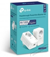 TP-LINK TL-PA7017PKIT Powerline adapter H&aacute;ztart&aacute;s / Otthon / K&uuml;lt&eacute;r - Vil&aacute;g&iacute;t&aacute;s / elektromoss&aacute;g - H&aacute;l&oacute;zati eloszt&oacute; / hosszabb&iacute;t&oacute; / adapter - 532793