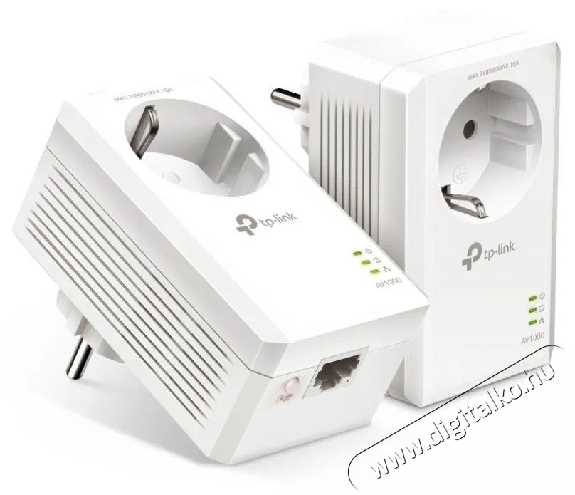 TP-LINK TL-PA7017PKIT Powerline adapter H&aacute;ztart&aacute;s / Otthon / K&uuml;lt&eacute;r - Vil&aacute;g&iacute;t&aacute;s / elektromoss&aacute;g - H&aacute;l&oacute;zati eloszt&oacute; / hosszabb&iacute;t&oacute; / adapter - 532793