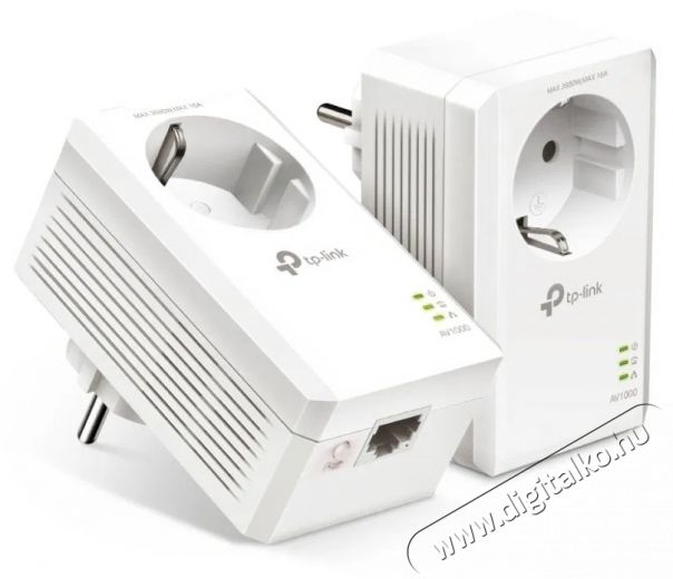 TP-LINK TL-PA7017PKIT Powerline adapter H&aacute;ztart&aacute;s / Otthon / K&uuml;lt&eacute;r - Vil&aacute;g&iacute;t&aacute;s / elektromoss&aacute;g - H&aacute;l&oacute;zati eloszt&oacute; / hosszabb&iacute;t&oacute; / adapter - 532793