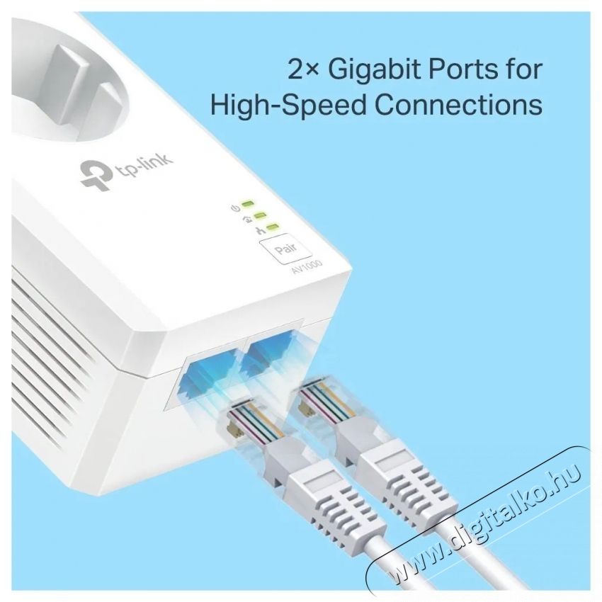TP-LINK TL-PA7027PKIT Powerline adapter Mem&oacute;ria k&aacute;rtya / Pendrive - Adapter - 532800