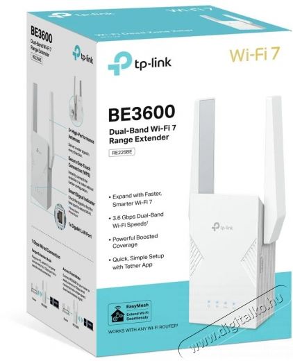 TP-LINK RE225BE WiFi extender Iroda &eacute;s sz&aacute;m&iacute;t&aacute;stechnika - H&aacute;l&oacute;zat - Lefedetts&eacute;gn&ouml;velő / jeltov&aacute;bb&iacute;t&oacute; - 532717
