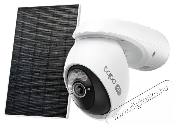 TP-LINK Tapo C660 KIT, 4K Solar Outdoor Camera Kit H&aacute;ztart&aacute;s / Otthon / K&uuml;lt&eacute;r - Biztons&aacute;gtechnika - Biztons&aacute;gi kamera - 532734