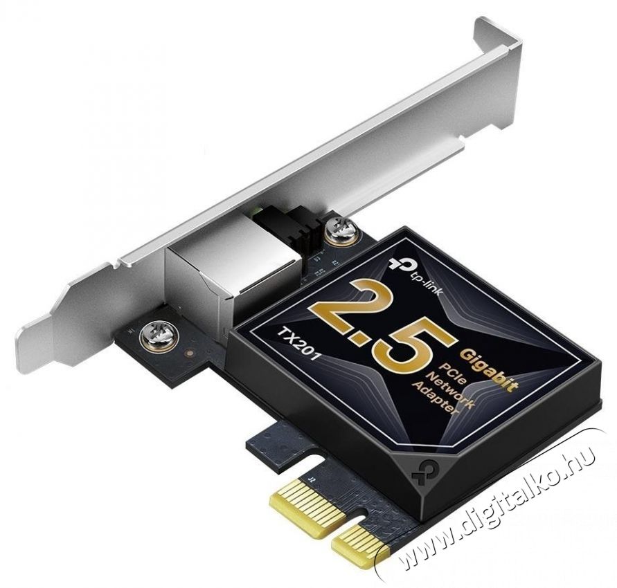 TP-LINK Archer TX201, 2.5 Gigabit PCIe Adapter H&aacute;l&oacute;zati k&aacute;rtya Iroda &eacute;s sz&aacute;m&iacute;t&aacute;stechnika - Notebook kieg&eacute;sz&iacute;tő - Notebook t&ouml;ltő / h&aacute;l&oacute;zati adapter - 532721
