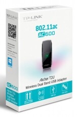 TP-LINK Archer T2U AC600 Dual-Band WiFi adapter USB Memória kártya / Pendrive - Adapter - 319583