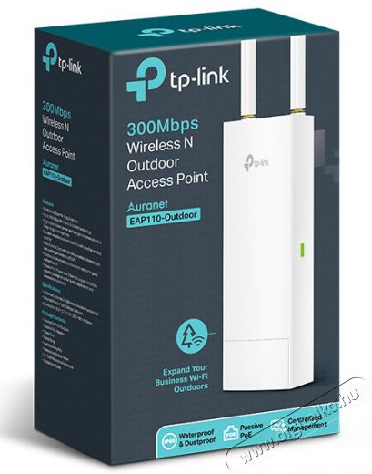 TP-LINK EAP110-Outdoor N300 Vezeték nélküli kültéri Access Point Iroda és számítástechnika - Hálózat - Lefedettségnövelő / jeltovábbító - 323342