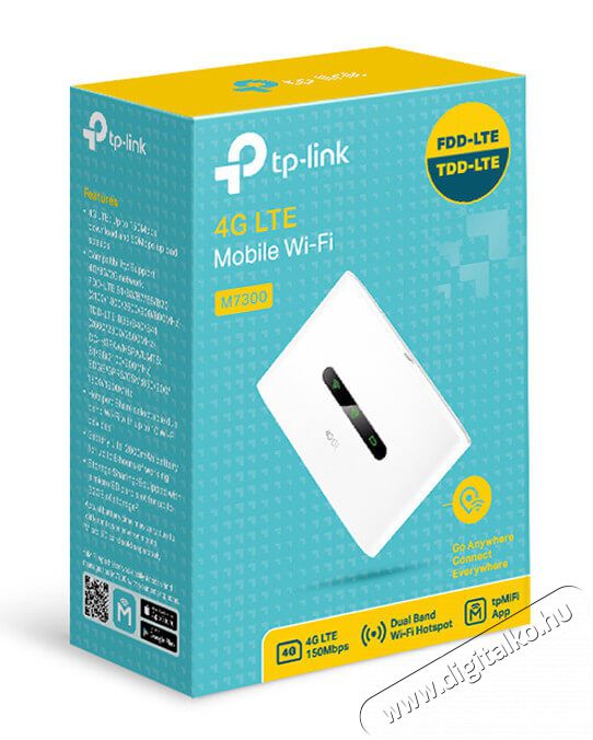 TP-LINK M7300 LTE-k&eacute;pes Mobil Wi-Fi Mem&oacute;ria k&aacute;rtya / Pendrive - Wifis mobil adatt&aacute;rol&oacute; - 333522