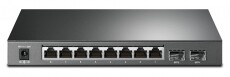 TP-LINK T1500G-10PS 8port GbE LAN PoE (53W) 2x SFP menedzselhető Switch Iroda és számítástechnika - Hálózat - Switch - 334447