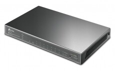 TP-LINK T1500G-10PS 8port GbE LAN PoE (53W) 2x SFP menedzselhető Switch Iroda és számítástechnika - Hálózat - Switch - 334447