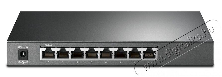 TP-LINK T1500G-8T 8port GbE LAN Smart menedzselhető asztali Switch Iroda és számítástechnika - Hálózat - Switch - 334448